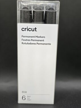 Cricut Permanent Markers - Black Set of 6